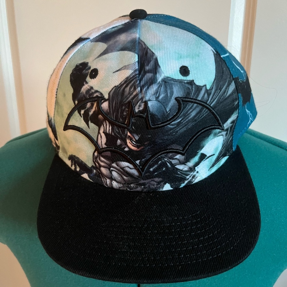 Batman Comic Book Flat Bill Hat